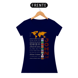 Nome do produto CAMISETA All-Encompassing Love - John 3:16 (Camiseta Feminina)