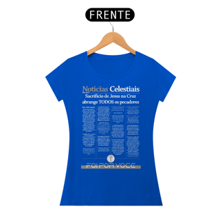 Nome do produto CAMISETA Boas novas (Camisa Feminina)