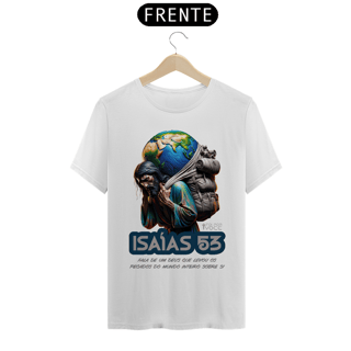 Nome do produto CAMISETA Ele levou sobre sí - Isaías 53 (Camiseta Masculina)