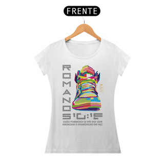Nome do produto CAMISETA Pés formosos RM 10:15 (Camiseta Feminina)