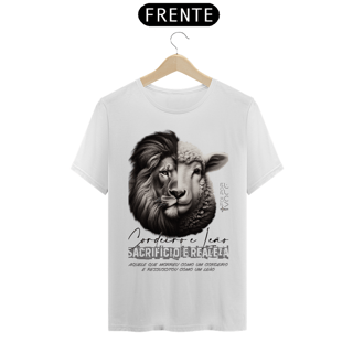 Nome do produto CAMISETA Cordeiro e Leão - (Camiseta Masculina)