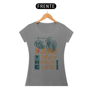 Nome do produto CAMISETA I am the way the truth and the life - John 14:6 (Camiseta Feminina)