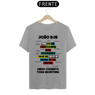 Nome do produto CAMISETA Amor imensuravel João 3:16 (Camiseta Masculina)