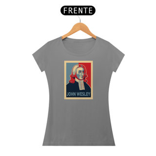Nome do produto CAMISETA John Wesley - Pop Art - (Camiseta Feminina)
