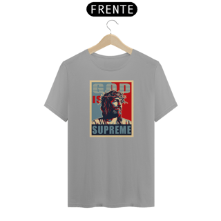 Nome do produto CAMISETA GOD is Supreme - Pop Art - (Camiseta Masculina)