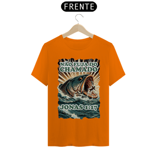 Nome do produto CAMISETA Não fuja do chamado - Jonas 1:17 (Camisa Masculina)