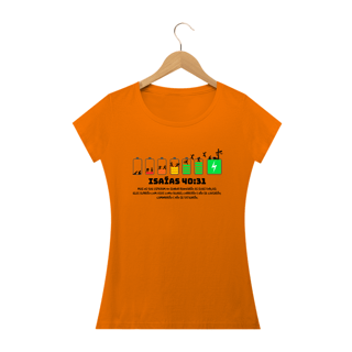 Nome do produto CAMISETA Isaías 40:31 - Forças renovadas (Camisa Feminina)