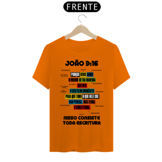 Nome do produto CAMISETA Amor imensuravel João 3:16 (Camiseta Masculina)