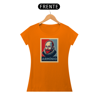 Nome do produto CAMISETA Armínio - Pop Art - (Camiseta Feminina)