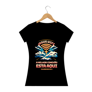 Nome do produto CAMISETA Jesus WIFI (Camisa Feminina)