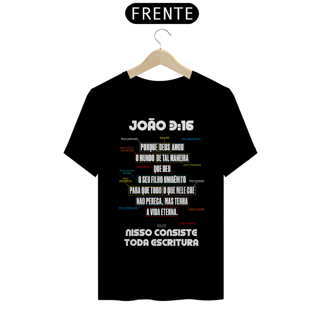 Nome do produto CAMISETA Amor imensuravel João 3:16 (Camiseta Masculina)