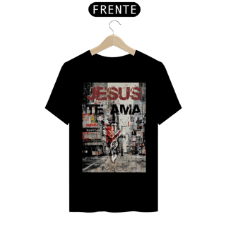 Nome do produto CAMISETA Jesus te Ama - (Camiseta Masculina)