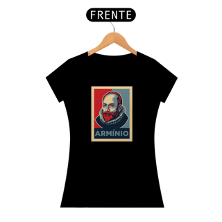 Nome do produto CAMISETA Armínio - Pop Art - (Camiseta Feminina)