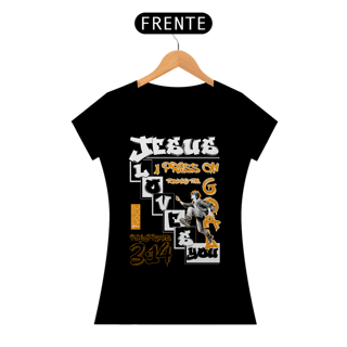 Nome do produto CAMISETA Corro para Jesus (Camiseta Feminina)