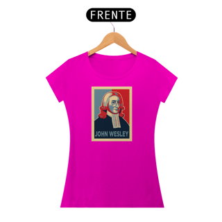 Nome do produto CAMISETA John Wesley - Pop Art - (Camiseta Feminina)
