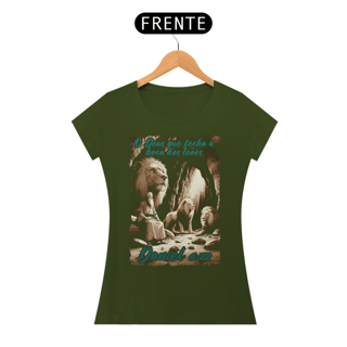 Nome do produto CAMISETA Daniel na cova dos Leões  DN 6:22  - (Camiseta Feminina)
