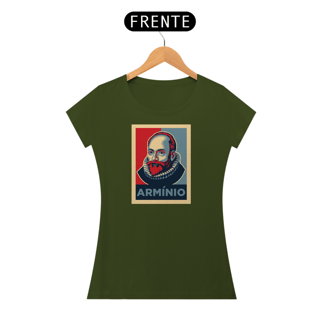 Nome do produto CAMISETA Armínio - Pop Art - (Camiseta Feminina)