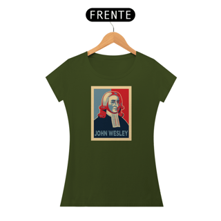 Nome do produto CAMISETA John Wesley - Pop Art - (Camiseta Feminina)