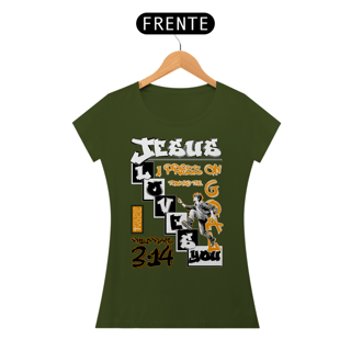 Nome do produto CAMISETA Corro para Jesus (Camiseta Feminina)