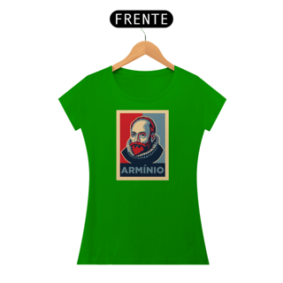 Nome do produto CAMISETA Armínio - Pop Art - (Camiseta Feminina)