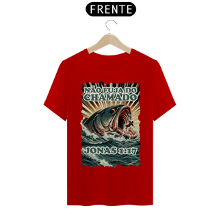 Nome do produto CAMISETA Não fuja do chamado - Jonas 1:17 (Camisa Masculina)