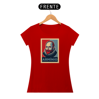 Nome do produto CAMISETA Armínio - Pop Art - (Camiseta Feminina)