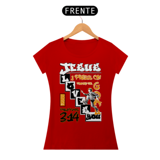 Nome do produto CAMISETA Corro para Jesus (Camiseta Feminina)