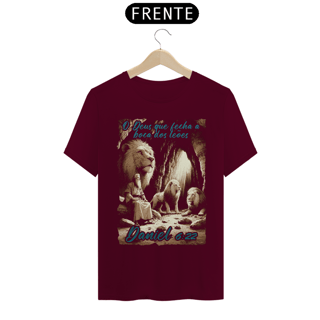 Nome do produto CAMISETA Daniel na cova dos Leões  DN 6:22  - (Camiseta Masculina)