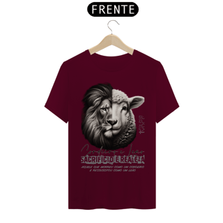 Nome do produto CAMISETA Cordeiro e Leão - (Camiseta Masculina)