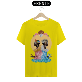 Nome do produto Camiseta Yabás Ewa e Yemanjá - By Ziggy Artes 100% Algodão Fio 30.1 Malha Fria Gola Ribana Costura Reforçada 3X Sem Juros