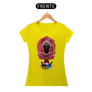 Nome do produto Camiseta Feminina Ewa e Xangô - By Ziggy Artes 100% Algodão Fio 30.1 Malha Fria Gola Ribana Costura Reforçada 3X Sem Juros [Frete Grátis]