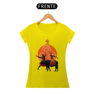 Nome do produto Camiseta Feminina Exu e Iansã - By Ziggy Artes 100% Algodão Fio 30.1 Gola Ribana Costura Reforçada 3X Sem Juros