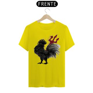 Nome do produto Camisa Personalizada Galo Preto  By Crualinne Algodão Fio 30.1