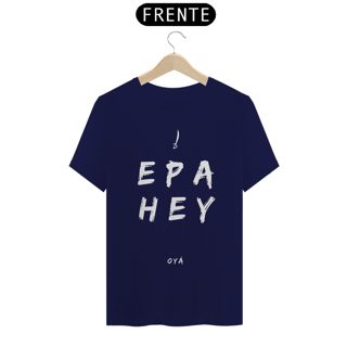 Nome do produto Camiseta Saudação Orixá Oyá - Epa Hey Oyá 100% Algodão Fio 24.1, 145g costura simples e gola ribana