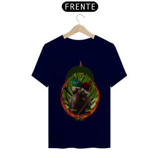 Nome do produto Camiseta Unissex Exu e Oxóssi  - By Ziggy Artes 100% Algodão Fio 30.1 Malha Fria Gola Ribana Costura Reforçada 3x Sem Juros [Frete Grátis] NORDESTE, SUDESTE E SUL