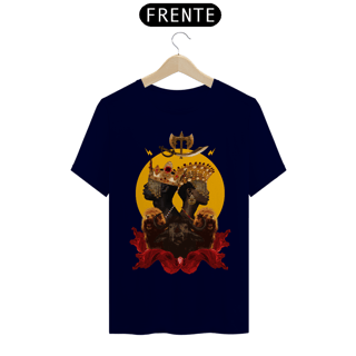 Nome do produto Camiseta Unissex Yansã e Xangô - - By Ziggy Artes 100% Algodão Fio 30.1 Malha Fria Gola Ribana Costura Reforçada 3X Sem Juros