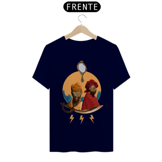 Nome do produto Camiseta Unissex Oxum e Iansã - By Ziggy Artes 100% Algodão Fio 30.1 Malha Fria Gola Ribana Costura Reforçada