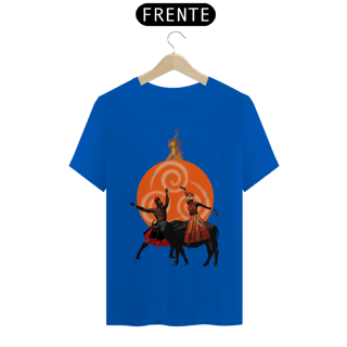 Nome do produto Camiseta Unissex Exu e Yansã - By Ziggy Artes 100% Algodão Fio 30.1 Malha Fria Gola Ribana Costura Reforçada 3X Sem Juros [Frete Grátis]