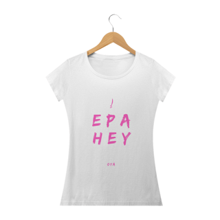 Nome do produto Camiseta Feminina Oya Saudação  Epa Hey Oyá  