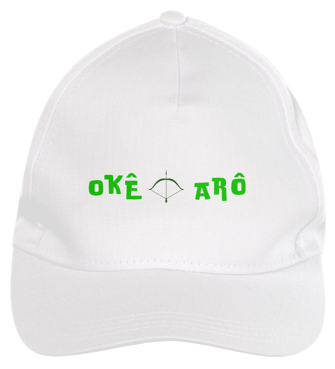 Nome do produto: Boné Oxóssi Saudação Òkè Àró de Brim
