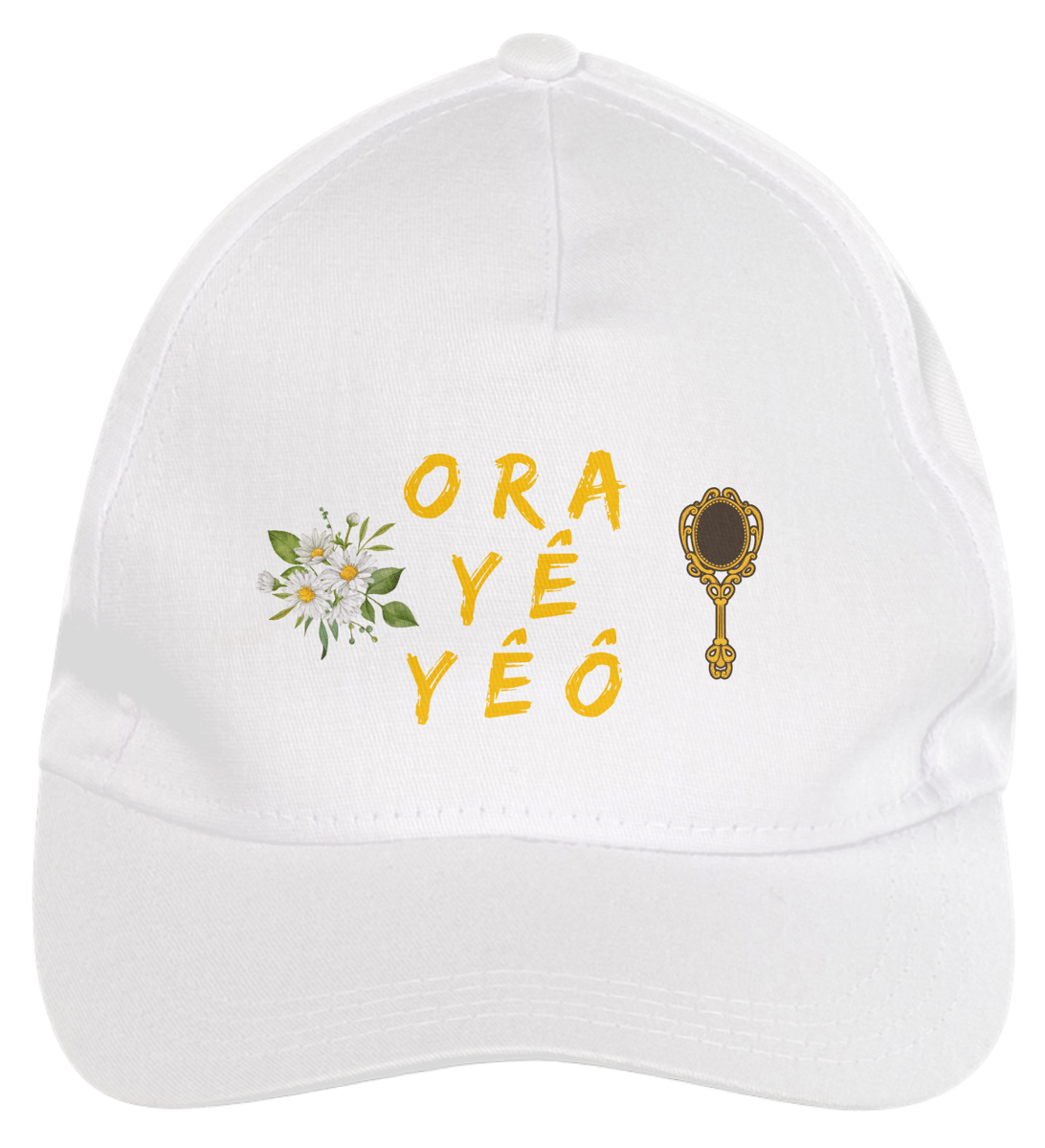 Nome do produto: Bonés Osun Oxum - Saudação Òóré Yéyé Osun