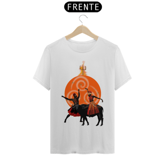 Nome do produto Camiseta Unissex Exu e Yansã - By Ziggy Artes 100% Algodão Fio 30.1 Malha Fria Gola Ribana Costura Reforçada 3X Sem Juros [Frete Grátis]