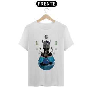 Nome do produto Camiseta Unissex  Yemanjá Ogunté - By Ziggy Artes 100% Algodão Fio 30.1 Malha Fria Gola Ribana Costura Reforçada 3X Sem Juros