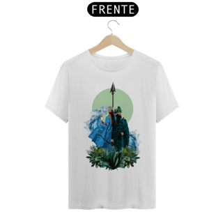 Nome do produto Camiseta Unissex Yemanjá e Oxóssi - By Ziggy Artes 100% Algodão Fio 30.1 Malha Fria Gola Ribana Costura Reforçada 3X Sem Juros 