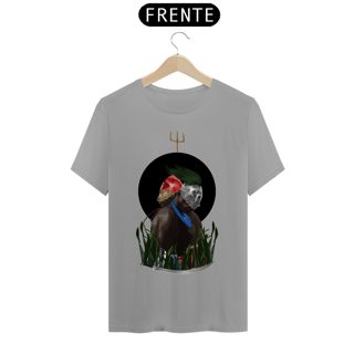 Nome do produto Camiseta Unissex Ogum e Exu - By Ziggy Artes 100% Algodão Fio 30.1 Malha Fria Gola Ribana Costura Reforçada 3X Sem Juros [Frete Grátis]