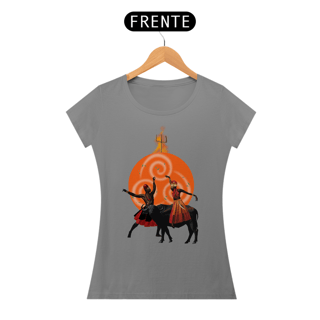Nome do produto Camiseta Feminina Exu e Iansã - By Ziggy Artes 100% Algodão Fio 30.1 Gola Ribana Costura Reforçada 3X Sem Juros