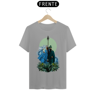 Nome do produto Camiseta Unissex Yemanjá e Oxóssi - By Ziggy Artes 100% Algodão Fio 30.1 Malha Fria Gola Ribana Costura Reforçada 3X Sem Juros 