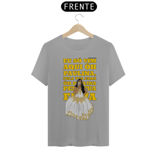 Nome do produto Camisa Personalizada Mestra Paulina By Cruelinee 100% Algodão Fio 30.1 