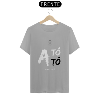 Nome do produto Camiseta Masculina Obalúwàiyé Saudação Atótóo Obalúwàiyé Vermelha 100% Algodão Fio 24.1, 145g costura simples e gola ribana