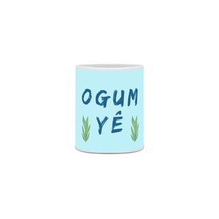 Nome do produto Caneca Porcelana Personalizada Ògún Saudação Ògún Yè 325ml